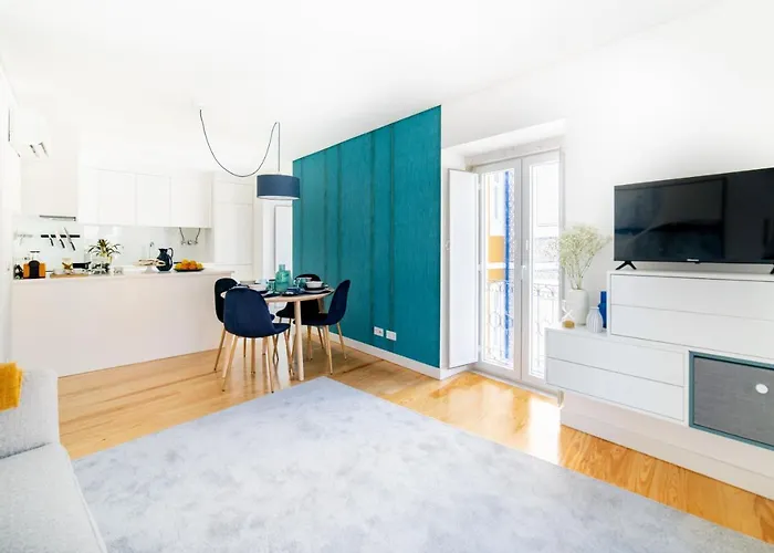 Blue By The River 2 - Elegant Two-bedroom In Santos Apartman *
