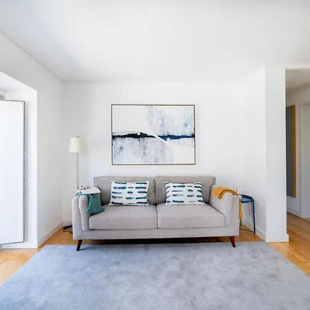 Daire Blue By The River 2 - Elegant Two-bedroom In Santos *